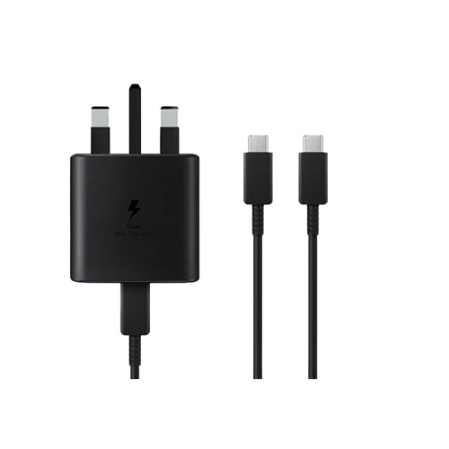 شارژر دیواری سامسونگ مدل EP-TA845 به همراه کابل تبدیل USB-C